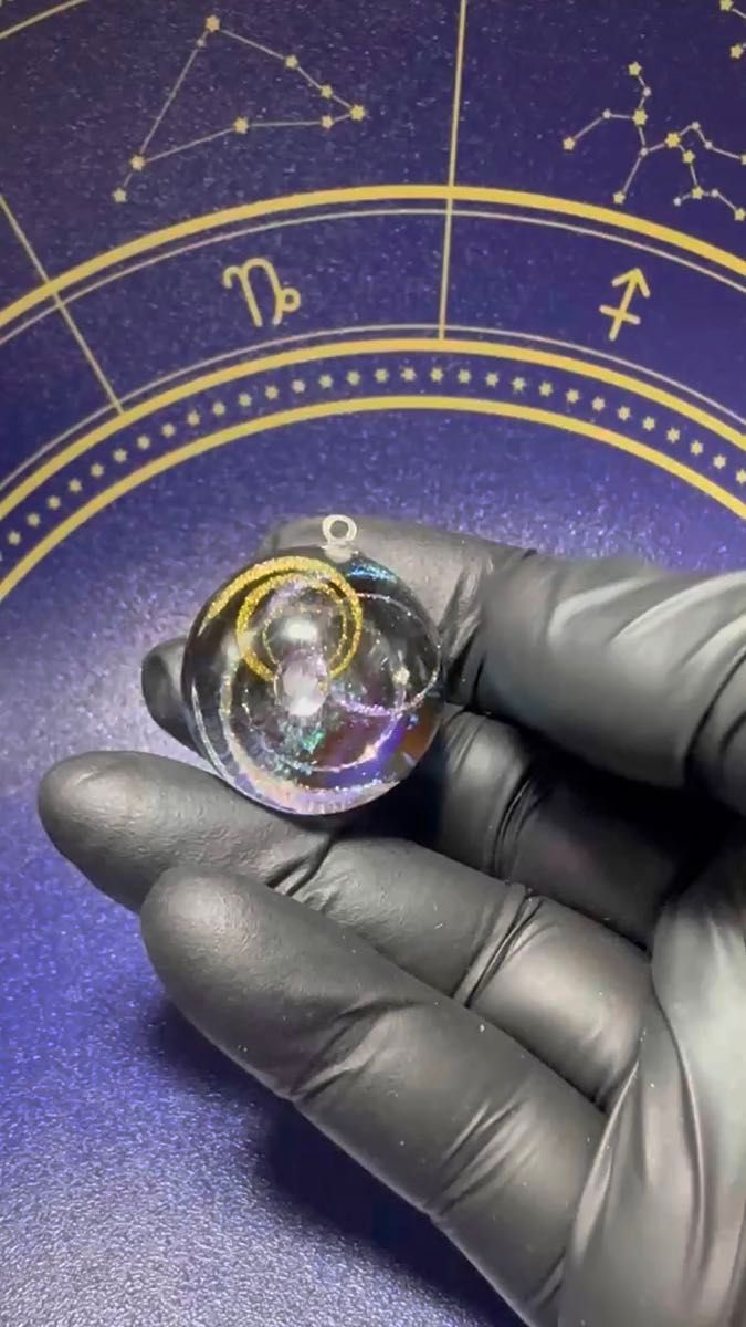 レジン宇宙玉50ネックレス