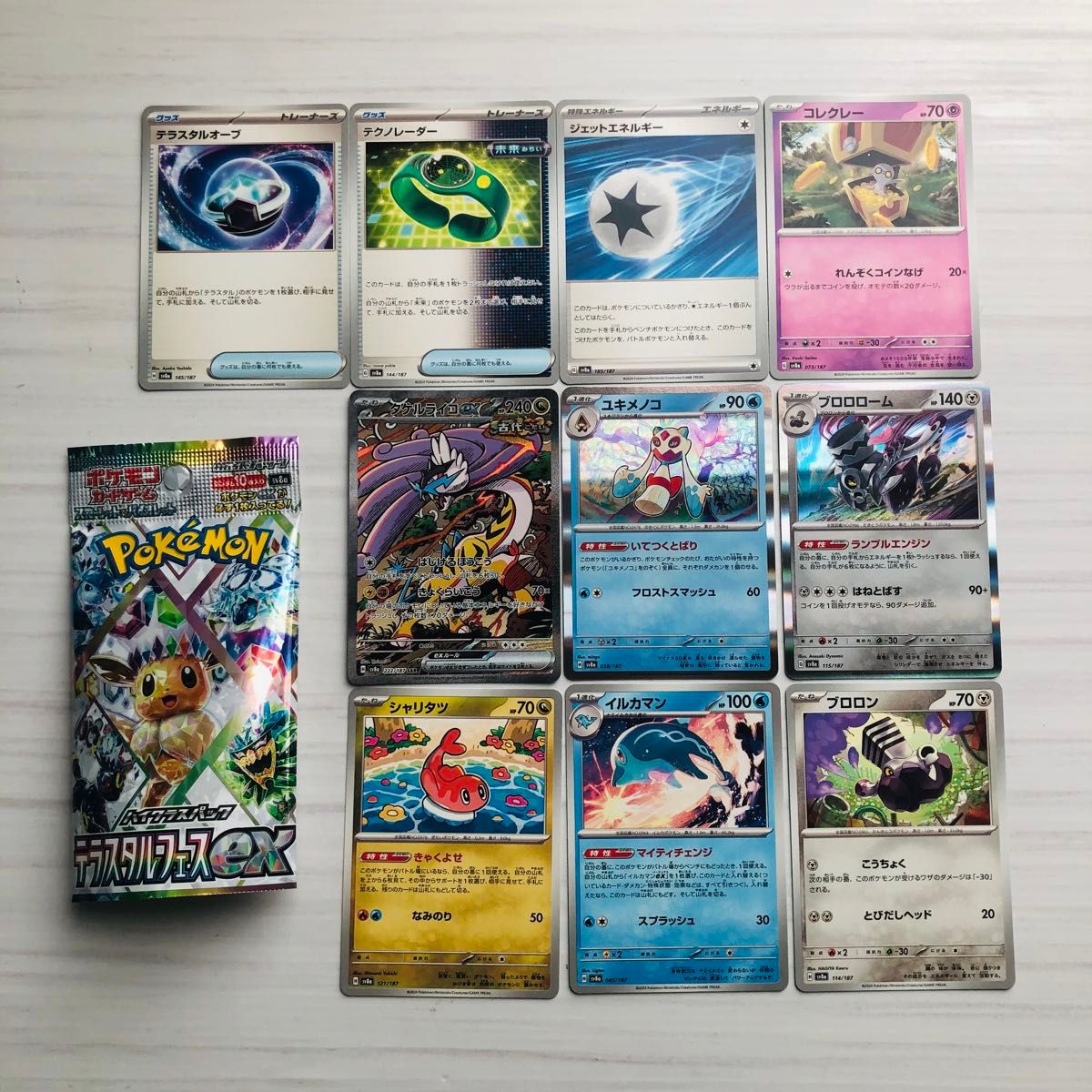 ポケモンカード ポケカ SAR タケルライコEX 222/187 テラスタル ポケモンカード ポケカ SAR タケルライコEX 222/187 テラスタル