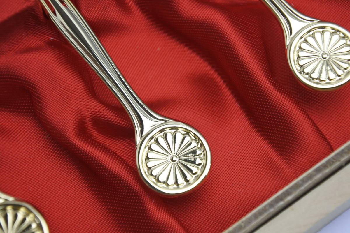 ヤフオク! - 皇室特別記念品 菊の御紋入受賞記念金メッキ高...