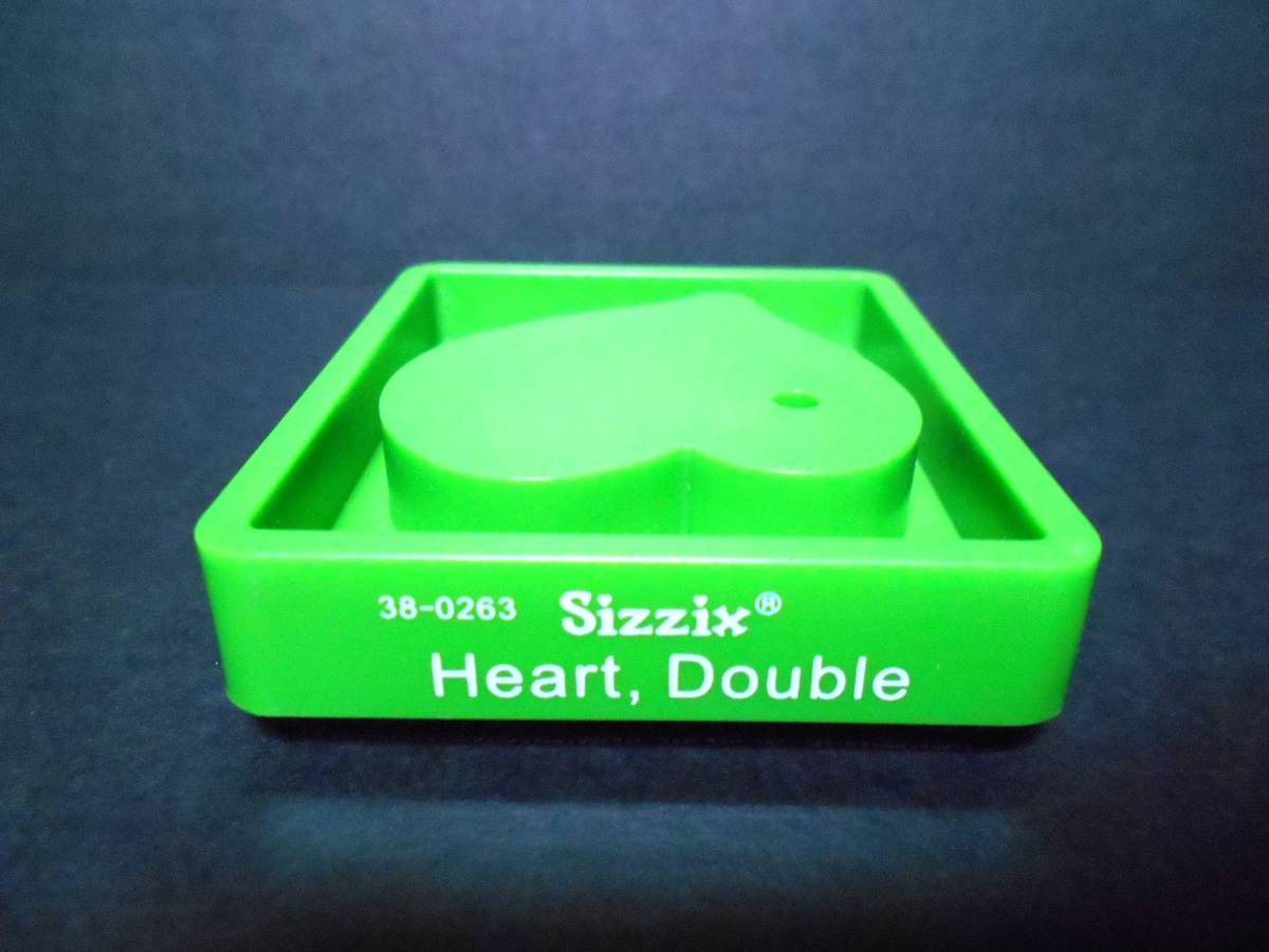 【美品!!】 シジックス S ハート ダブル Heart Double カッティングダイ スクラップブッキング ペーパークラフト アルバム Sizzix_画像6