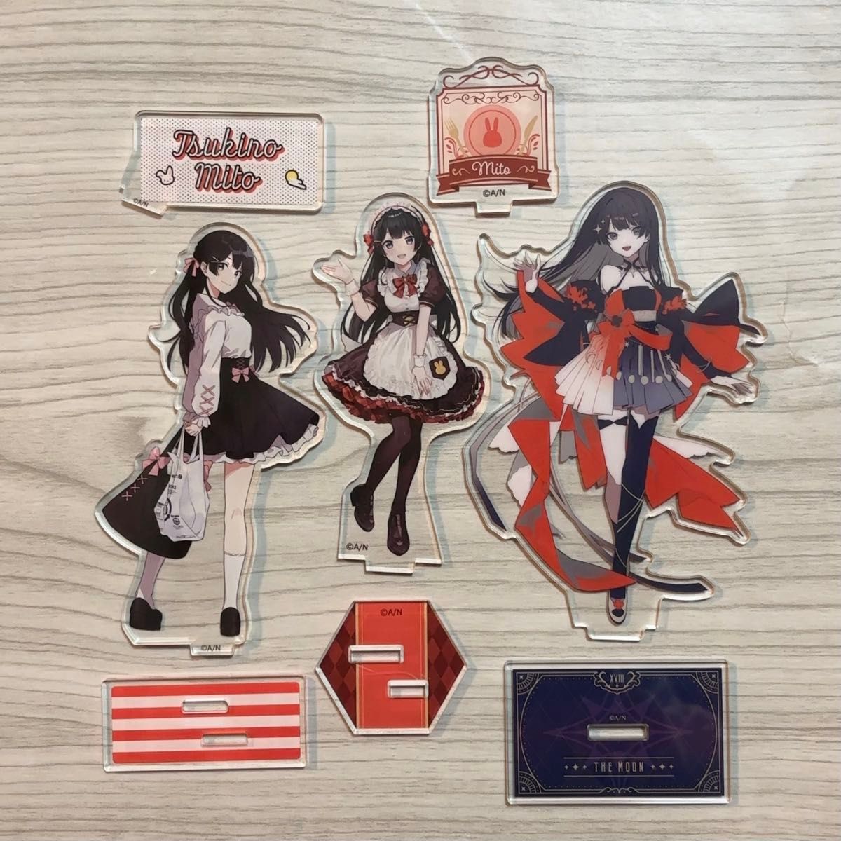 にじさんじ 月ノ美兎 アクスタ アクリルスタンド 3点セット にじさんじ 月ノ美兎 アクスタ アクリルスタンド 3点セット