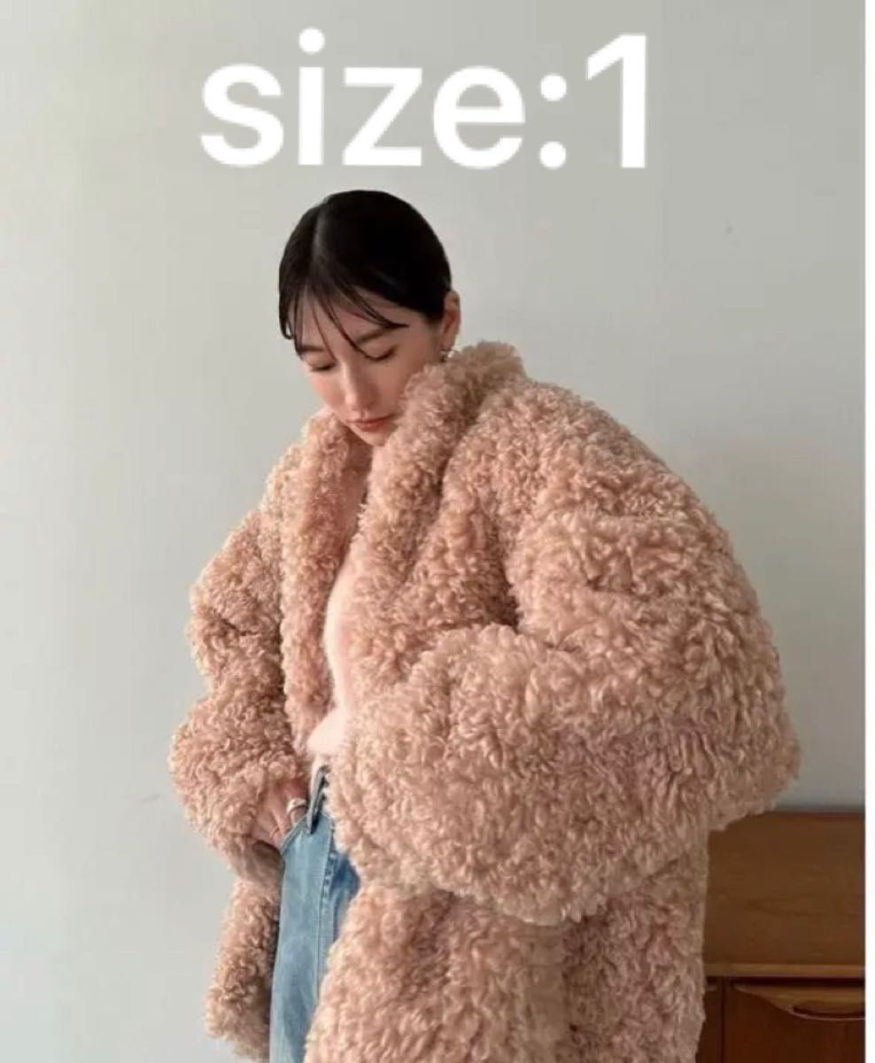 CLANE 田中みな実 CURL FUR SHORT COAT サイズ1|Yahoo!フリマ CLANE 田中みな実 CURL FUR SHORT COAT サイズ1|Yahoo!フリマ
