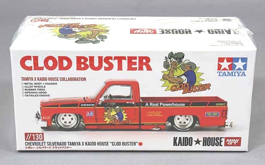 即決！ KAIDO★HOUSE x タミヤ トゥルースケール ミニGT 1/64 シボレー シルバラード クラッドバスター KHMG130 新品・未開封品
