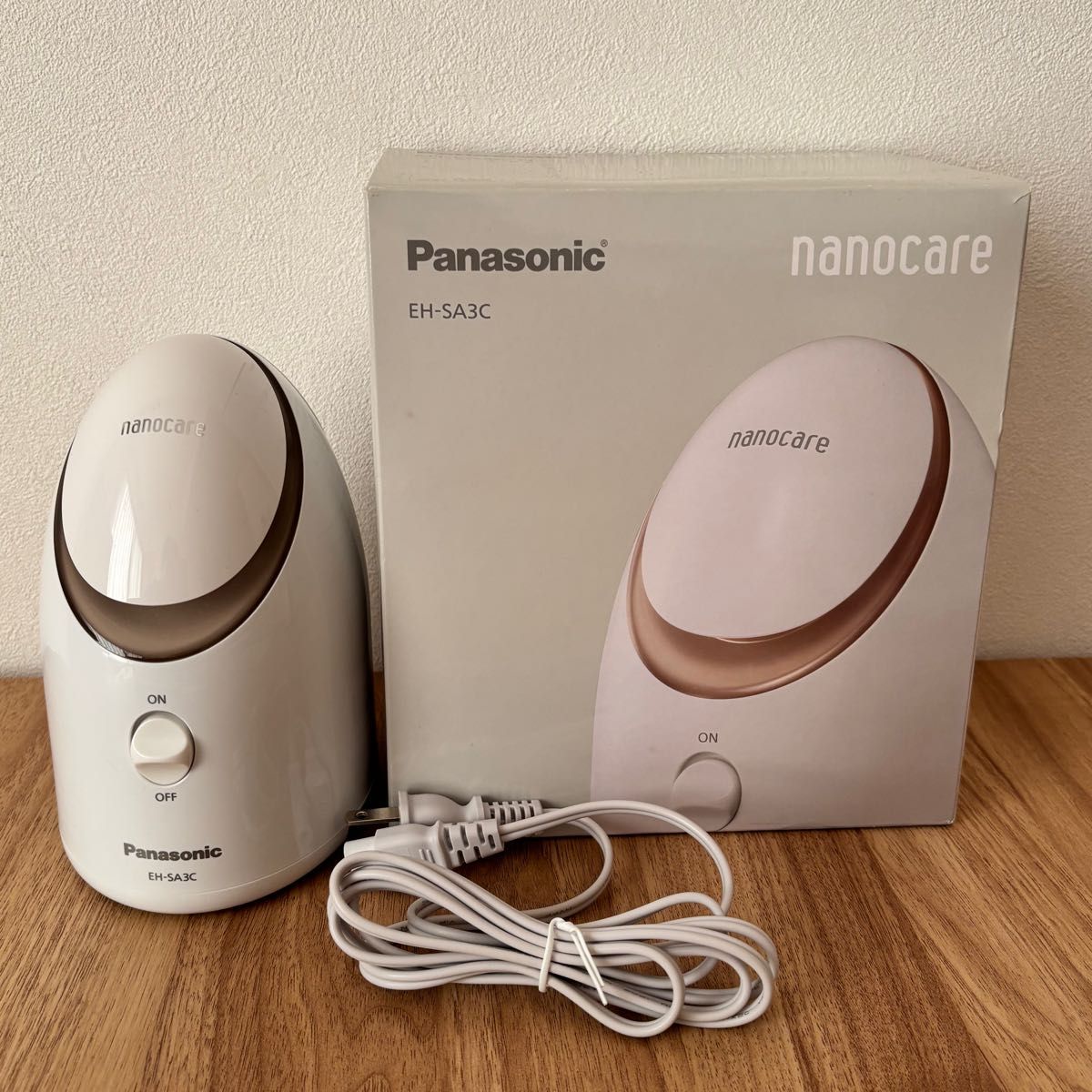 【新品未使用】Panasonic EH-SA3C-N ゴールド調 美品】パナソニック スチーマー ナノケア コンパクト EH-SA3C-N