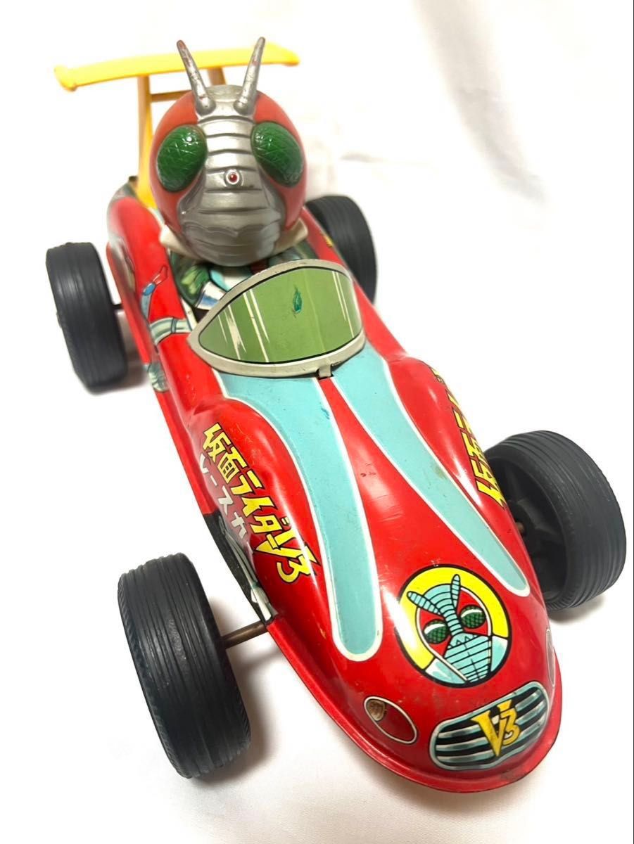 美品】マスダヤ モダントイズ 仮面ライダーv3レースカー 美品】マスダヤ モダントイズ 仮面ライダーv3レースカー