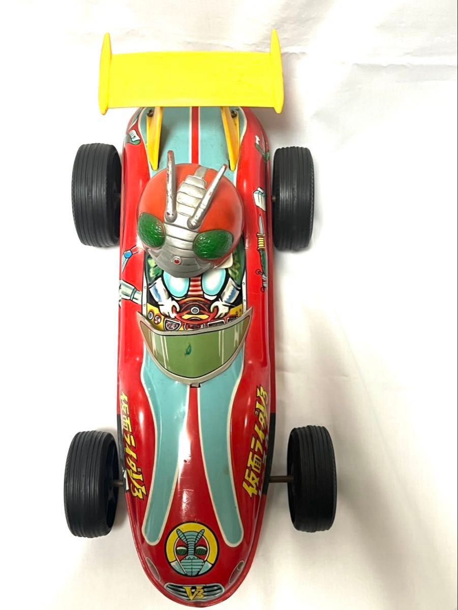 美品】マスダヤ モダントイズ 仮面ライダーv3レースカー 美品】マスダヤ モダントイズ 仮面ライダーv3レースカー
