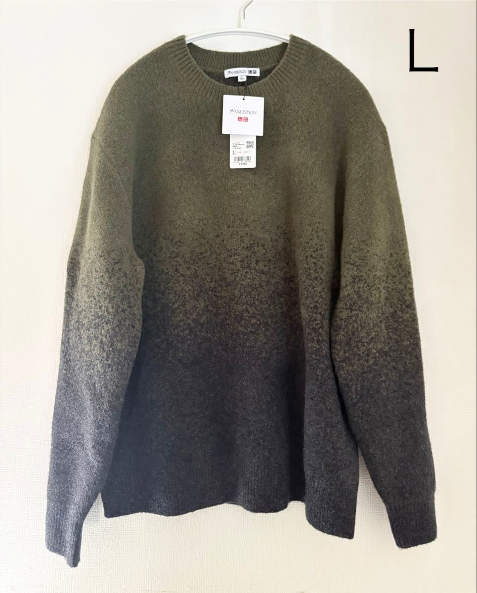 ユニクロ×JW ANDERSON スフレヤーングラデーションクルーネック ユニクロ×JW ANDERSON スフレヤーングラデーションクルーネック