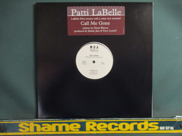 Patti LaBelle ： Call Me Gone 12'' // Jam & Lewis Pro. / 落札5点で送料無料_画像1