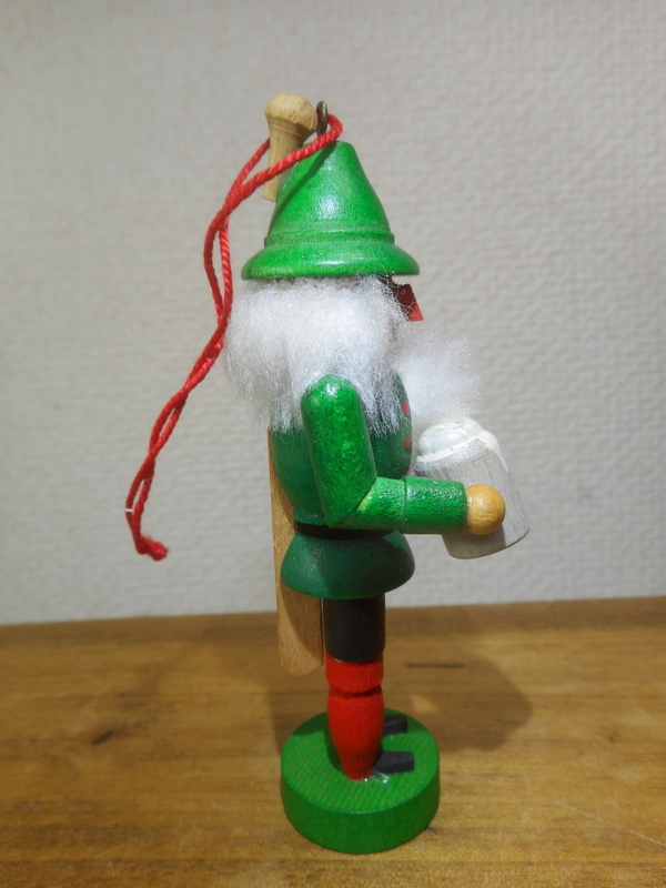 西ドイツ　ビンテージ　ビール飲み　くるみ割り人形　オーナメント　クリスマス　木製　Ulbricht 社_画像8