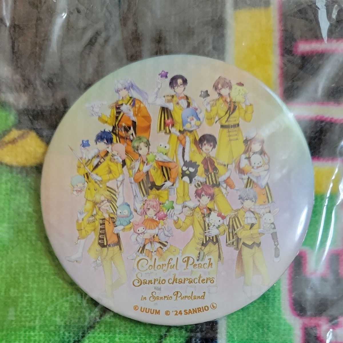 下敷き 缶バッジ ミニキャラ 等身大 カラフルピーチ カラピチ 下敷き 缶バッジ ミニキャラ 等身大 カラフルピーチ カラピチ