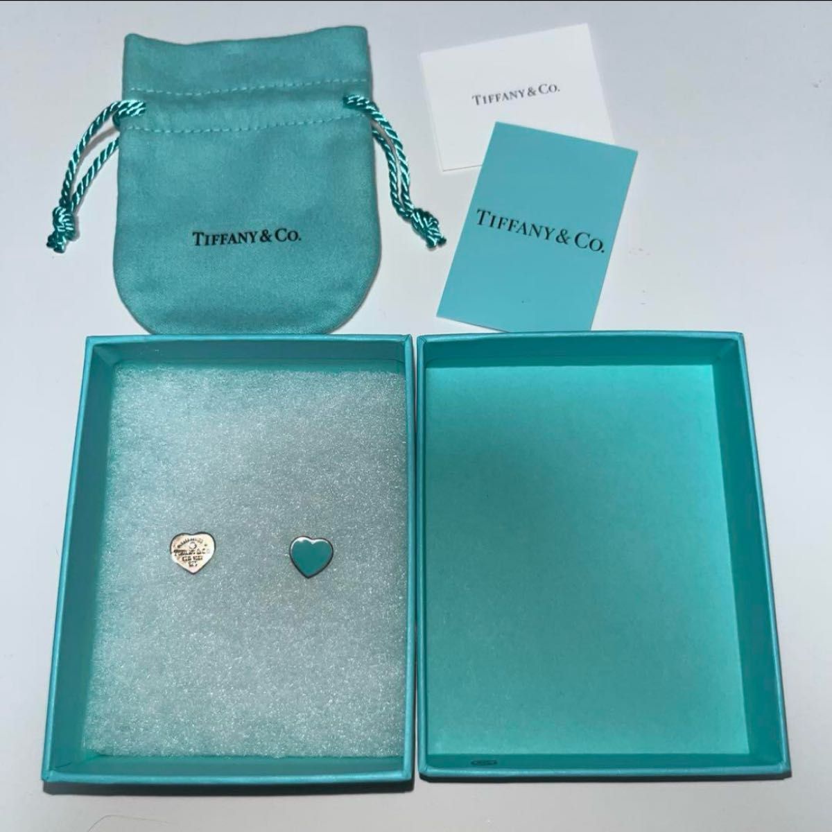 Tiffany & Co. ターコイズハート ピアス 箱付き ショッパー付き ピアス ティファニー アクセサリー 箱 シルバー Tiffany & Co. ターコイズハート ピアス 箱付き ショッパー付き ピアス ティファニー アクセサリー 箱 シルバー