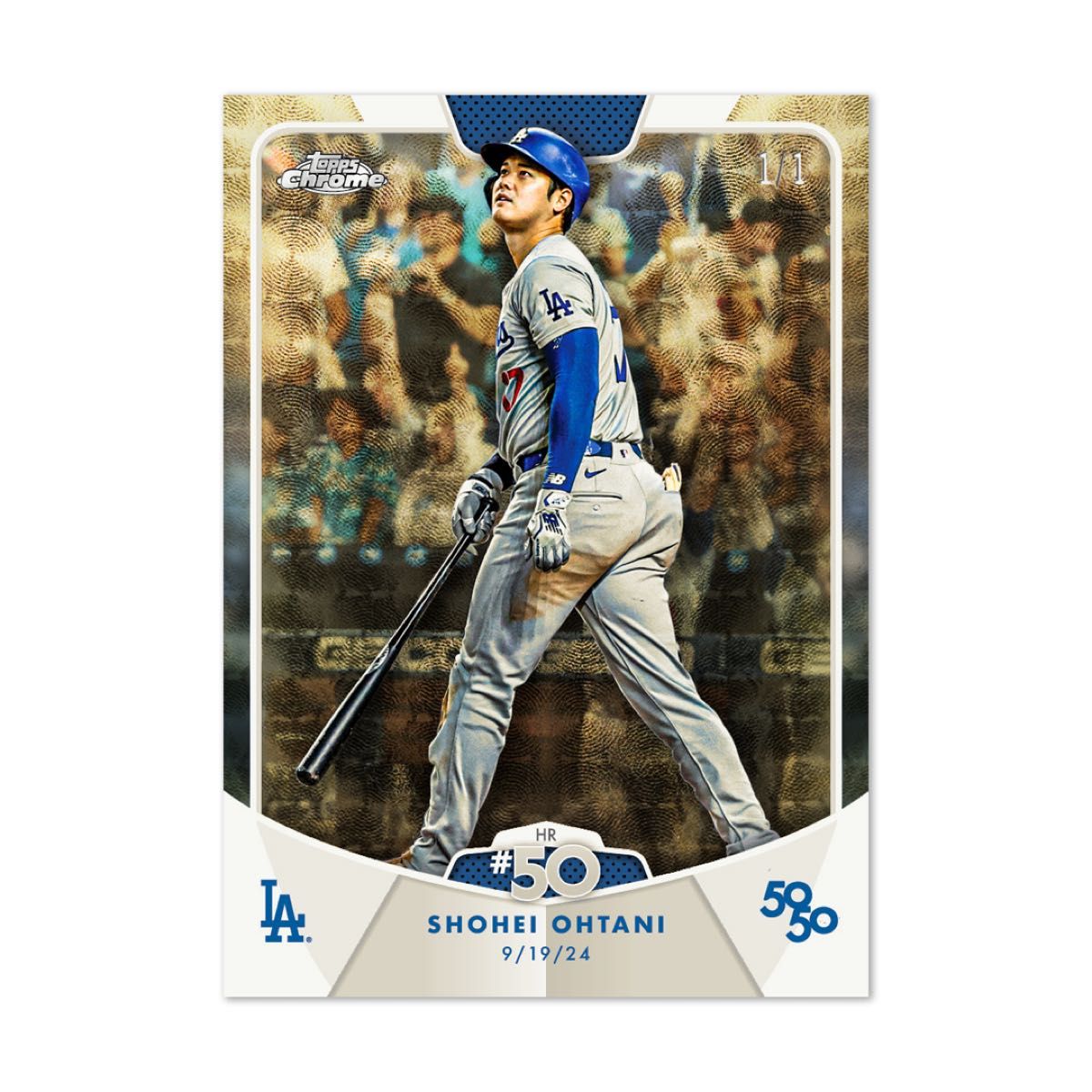 75枚限定》topps2024 大谷翔平 50-50 greenパラレルカード(2024 75枚限定》topps2024 大谷翔平 50-50 greenパラレルカード(2024