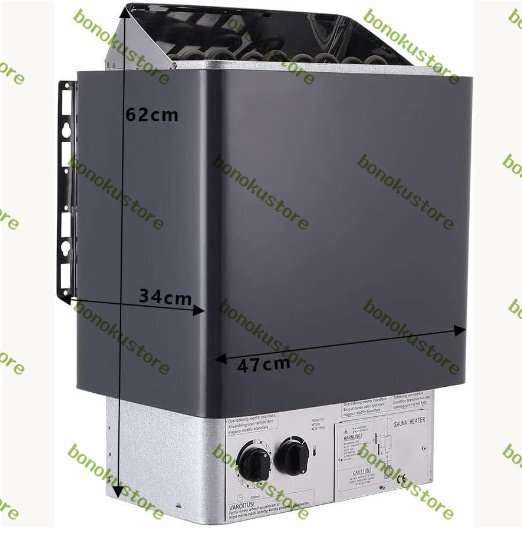 サウナヒーター、ホームサウナ、3-9kw 30~110℃過熱保護 サウナヒーター、ホームサウナ、3-9kw 30~110℃過熱保護