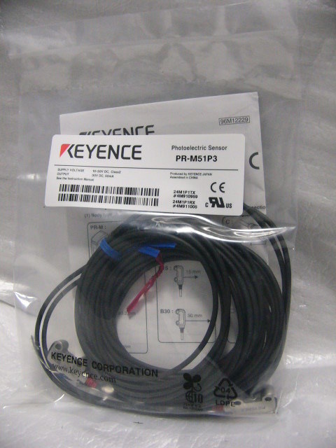 ★新品★ KEYENCE PR-M51P3 超小型アンプ内蔵透過型光電センサ 複数有
