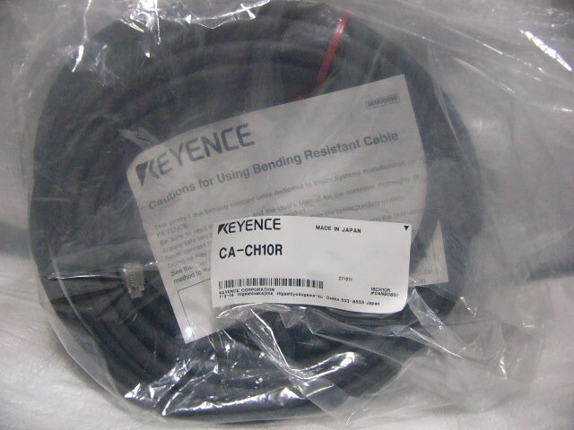 ☆新品☆ Keyence CA-CH10R 耐屈曲カメラケーブル10m長 ☆新品☆ Keyence CA-CH10R 耐屈曲カメラケーブル10m長
