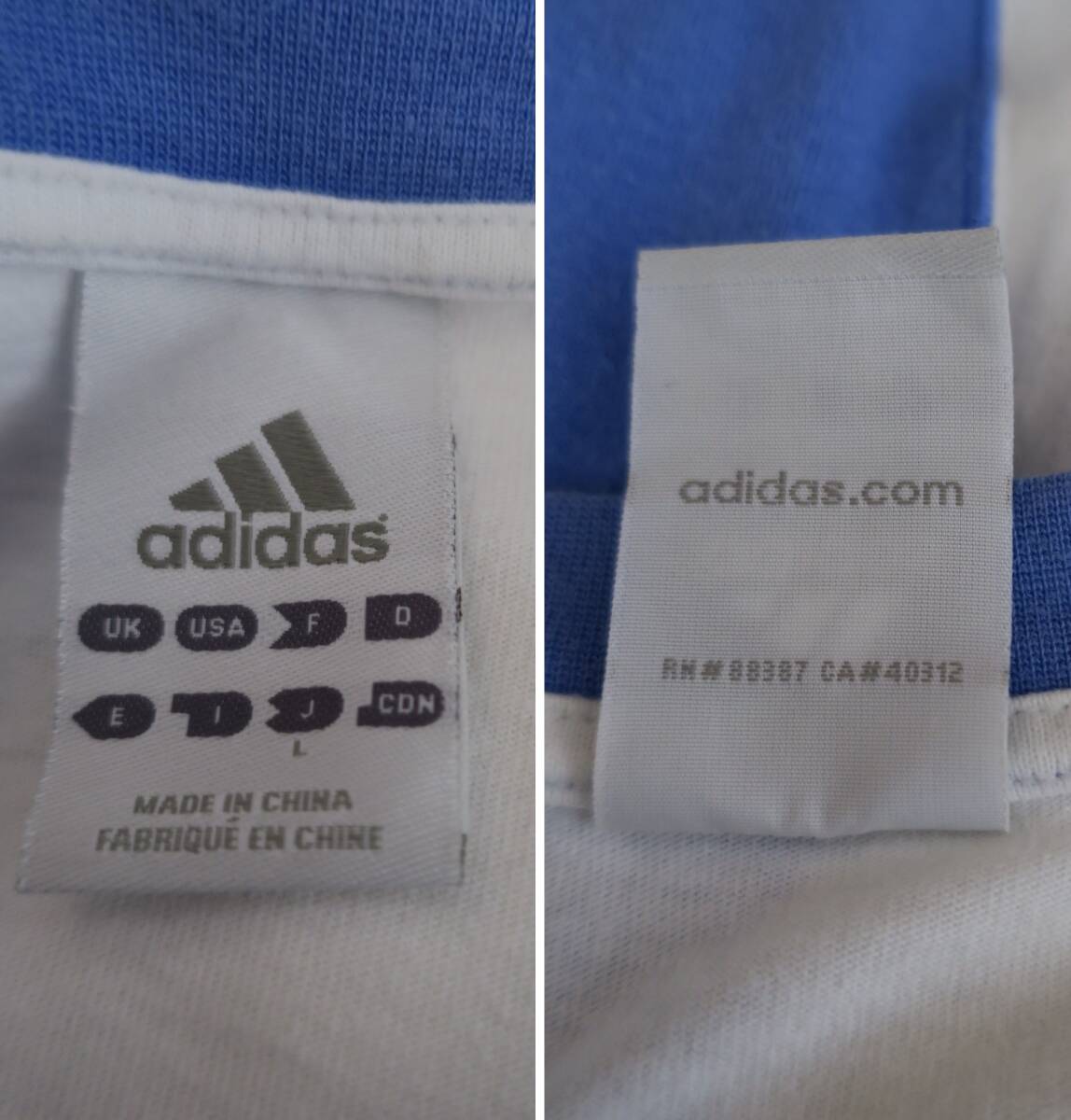 ディナモ?キーウ Tシャツ 長袖 アディダス ADIDAS サッカー シャツ ユニフォーム Dynamo Kyiv