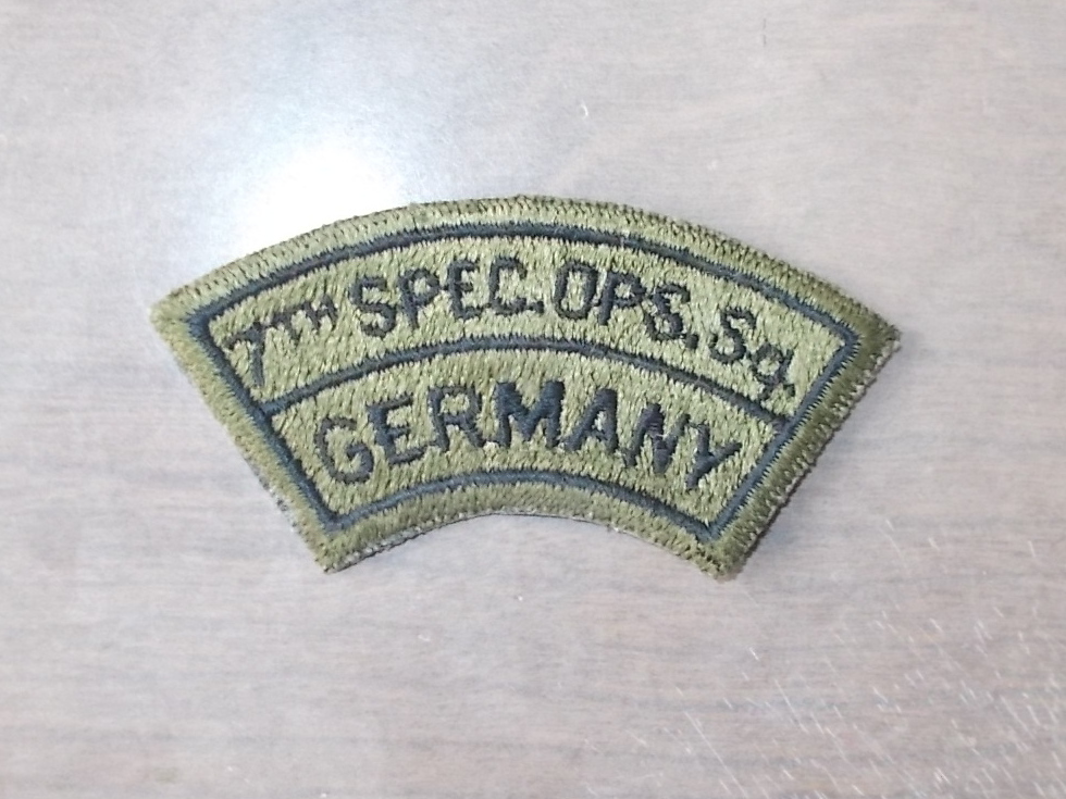 米軍 7th SPEC. OPS. Sq. GERMANY_画像1