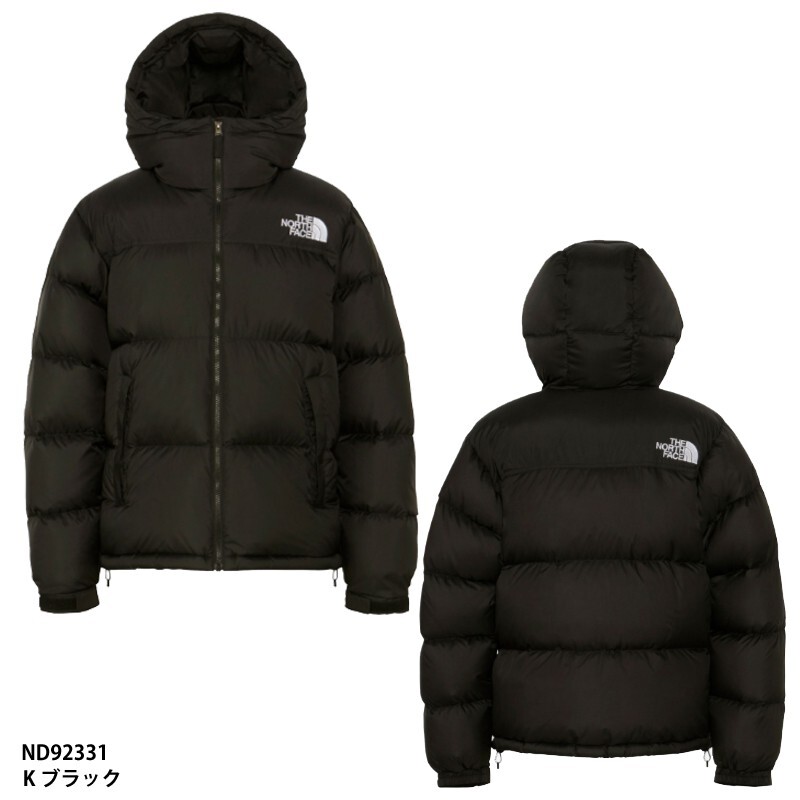13230円 S ノースフェイス ヌプシフーディー ND92331 黒 K 13230円 S ノースフェイス ヌプシフーディー ND92331 黒 K