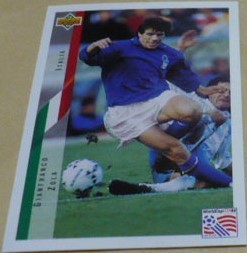 Upperdeck アッパーデック 社ｗorldcup ワールドカップ 1994トレーディングカード日本語版128ジャンフランコ ゾラ イタリア代表 シングルカード 売買されたオークション情報 Yahooの商品情報をアーカイブ公開 オークファン Aucfan Com