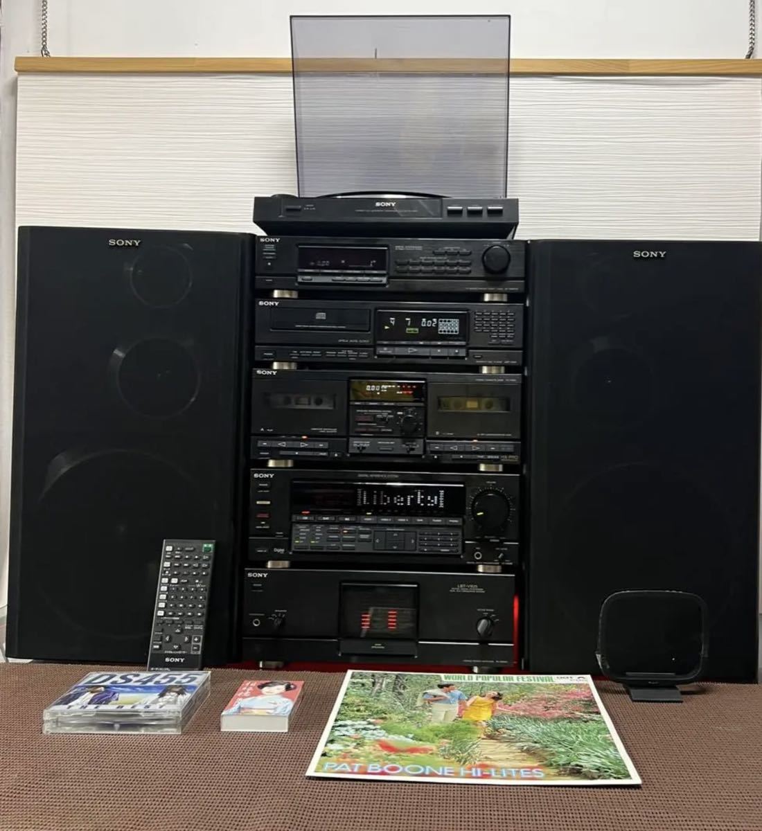 希少内蔵BT変更可能SONYリバティ LBT-V925 中古品レコード付き 希少内蔵BT変更可能SONYリバティ LBT-V925 中古品レコード付き