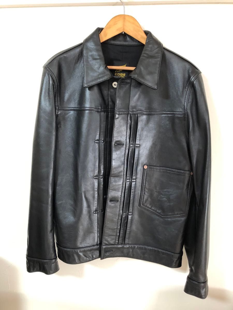 EDGE LEATHER WORKS】【Y's Works】シープスキン TYPE 1st 大戦 EDGE LEATHER WORKS】【Y's Works】シープスキン TYPE 1st 大戦
