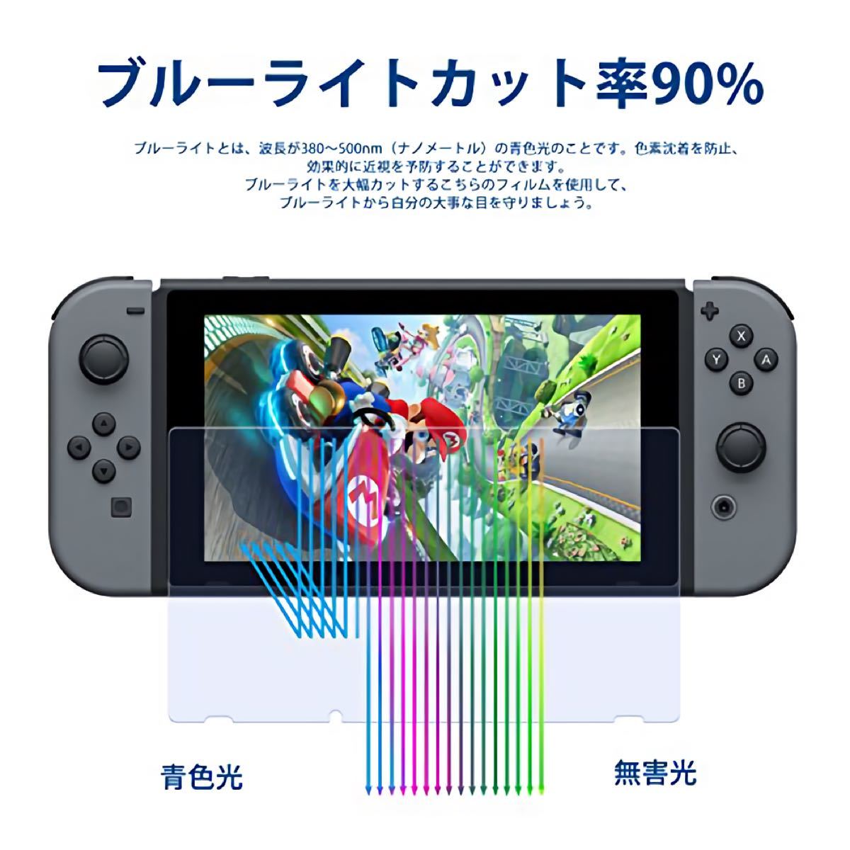 ニンテンドースイッチ Switch ブルーライトカットフィルム