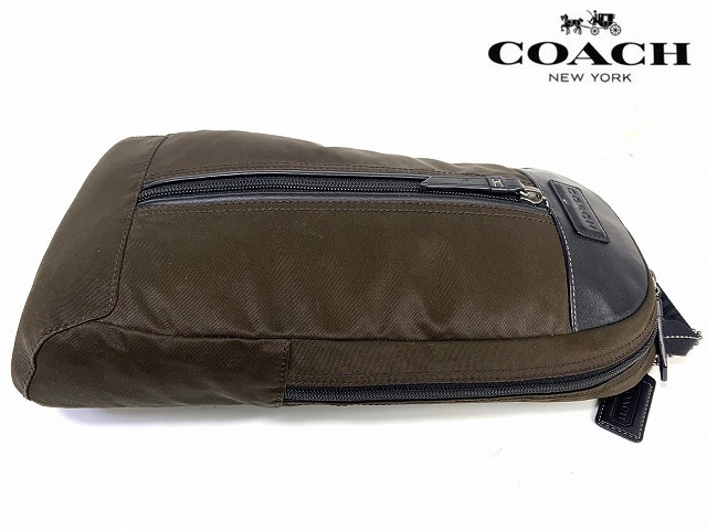 !_ прекрасный товар * бесплатная доставка * Coach мужской COACH one сумка на плечо valik сумка на плечо сумка "body" 
