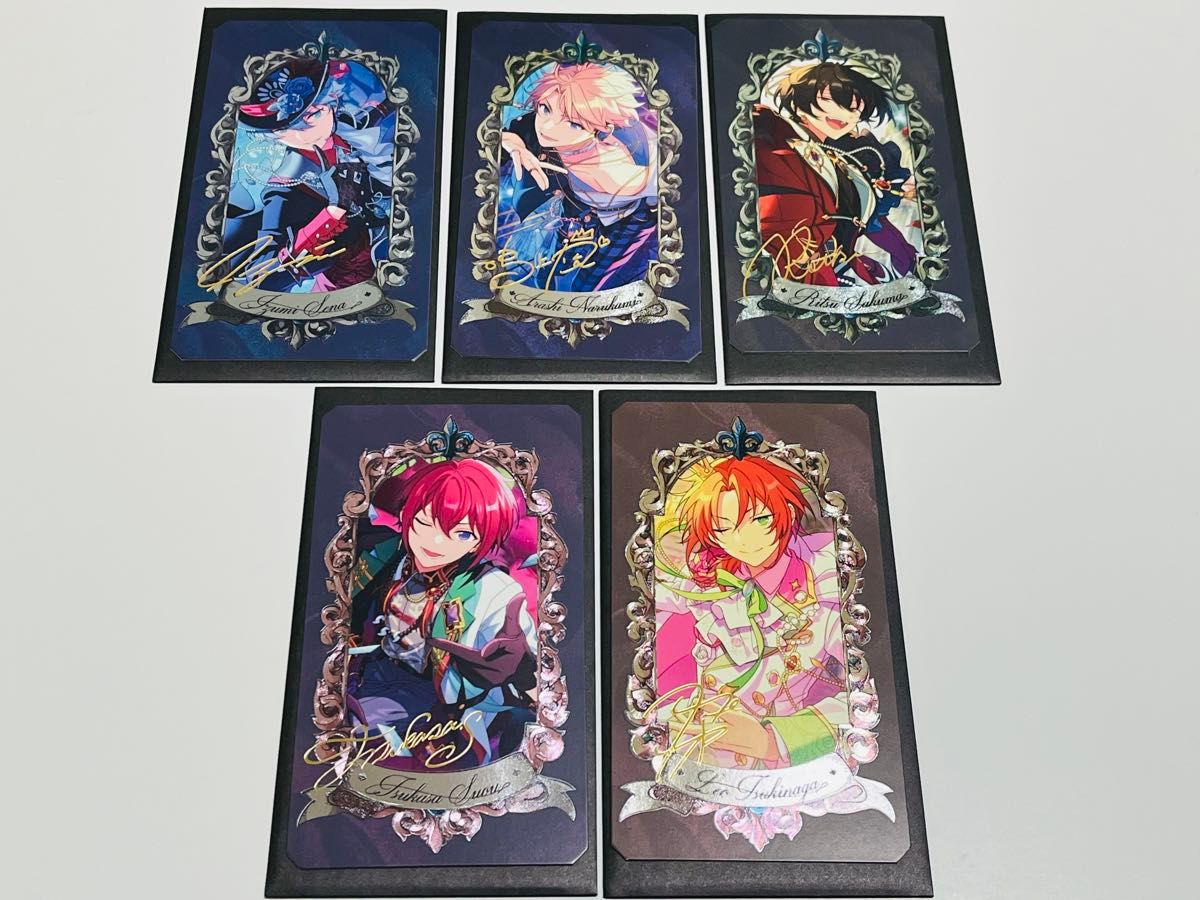 あんスタ ミュージアムカード 朱桜司 月永レオ 瀬名泉 鳴上嵐 朔 あんスタ ミュージアムカード 朱桜司 月永レオ 瀬名泉 鳴上嵐 朔