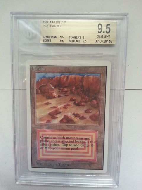 ○MTG○ UN Plateau(英語 BGS 9.5 GEM MINT) ○MTG○ UN Plateau(英語 BGS 9.5 GEM MINT)