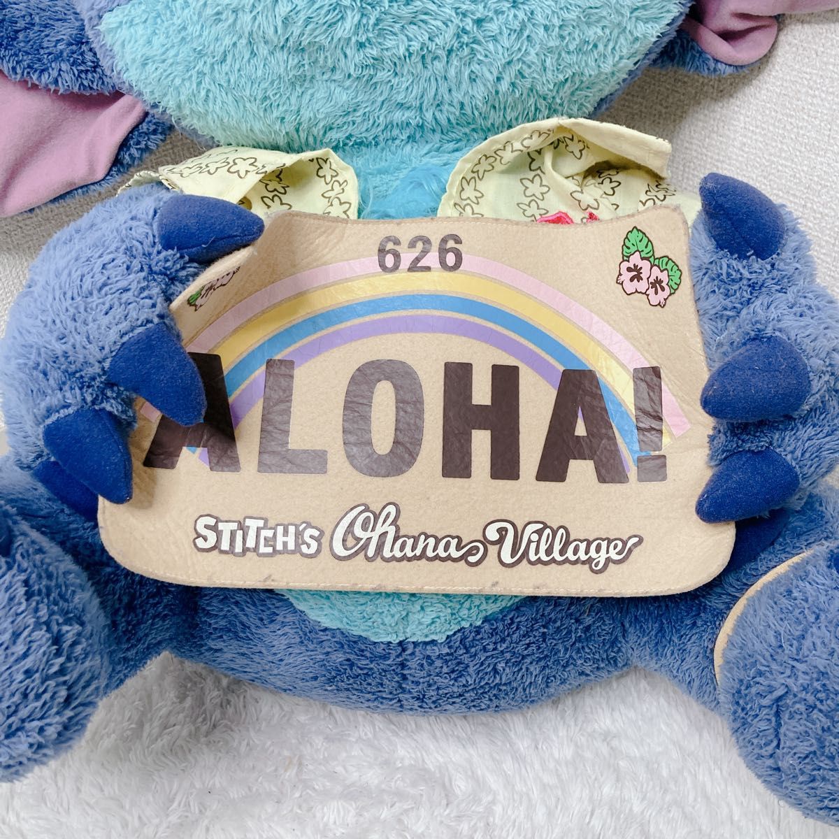 スティッチ ディズニーストア 2008年 ALOHASHOP ぬいぐるみ 大 スティッチ ディズニーストア 2008年 ALOHASHOP ぬいぐるみ 大