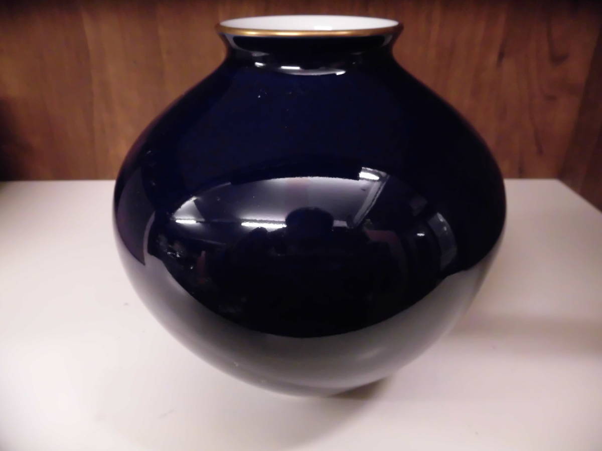 香蘭社・花入れ・花瓶 (おそらく未使用かと)　/　ビンテージ・1970年代頃～　幅19×間口7.5×高19㎝_画像6