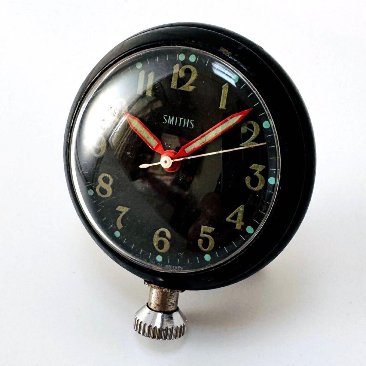 【高級懐中時計】美品 スミス 51mm 1970年代 オリジナルケース 高級懐中時計】美品 スミス 黒 51mm 1970年代 モーターウォッチ