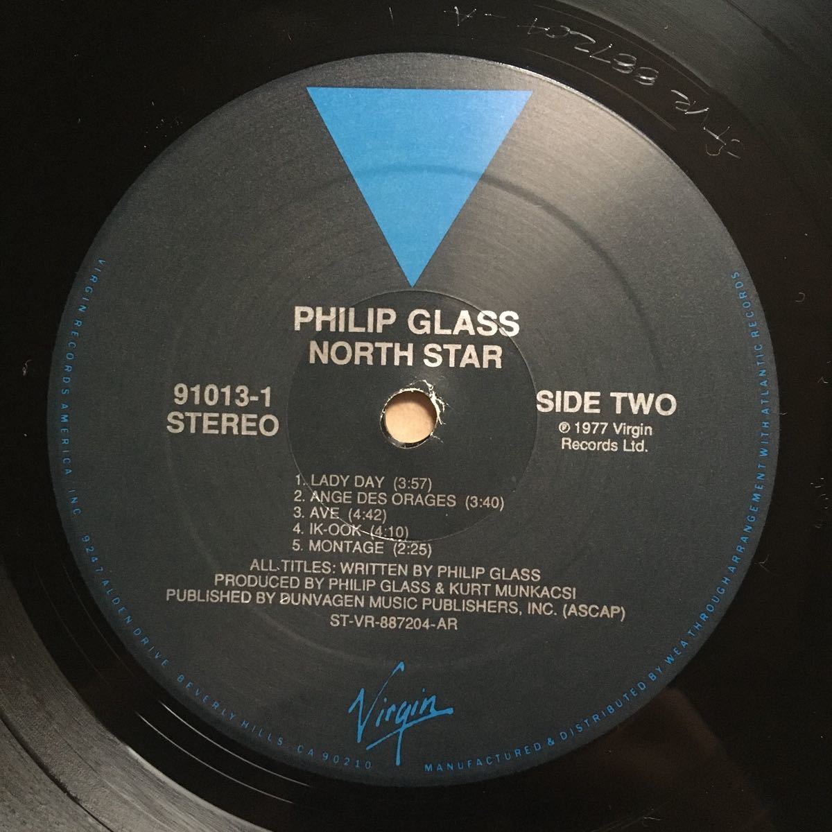 USA盤LP★フィリップ・グラス/Philip Glass/ノース・スター/North Star [Virgin 91013-1]_画像4