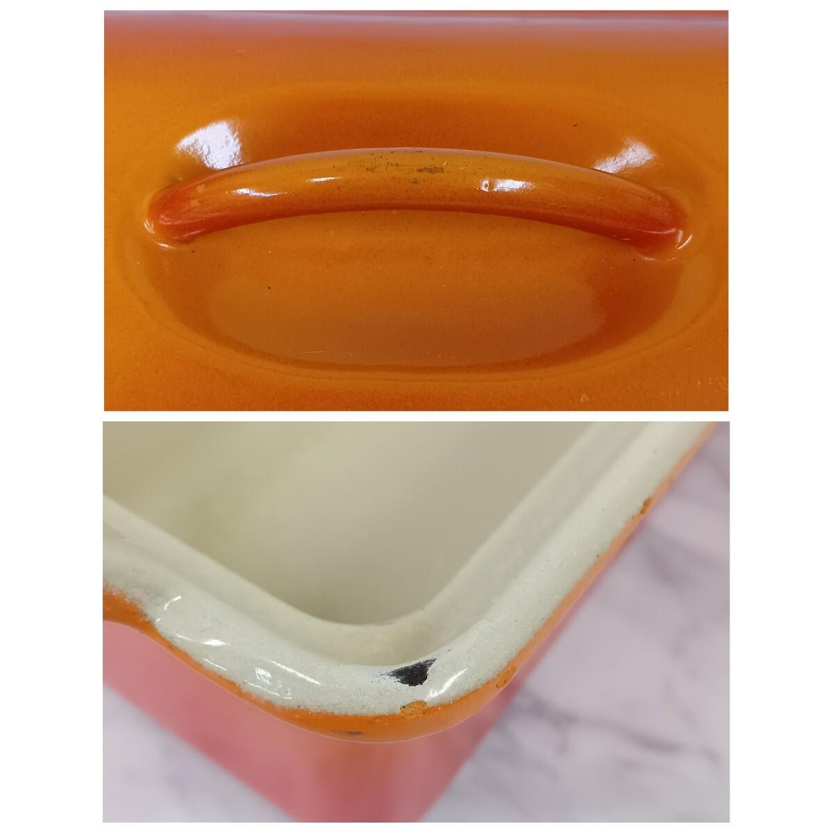 送料無料 LE CREUSET ルクルーゼ テリーヌ・レクタ オレンジ 送料無料 LE CREUSET ルクルーゼ テリーヌ・レクタ オレンジ