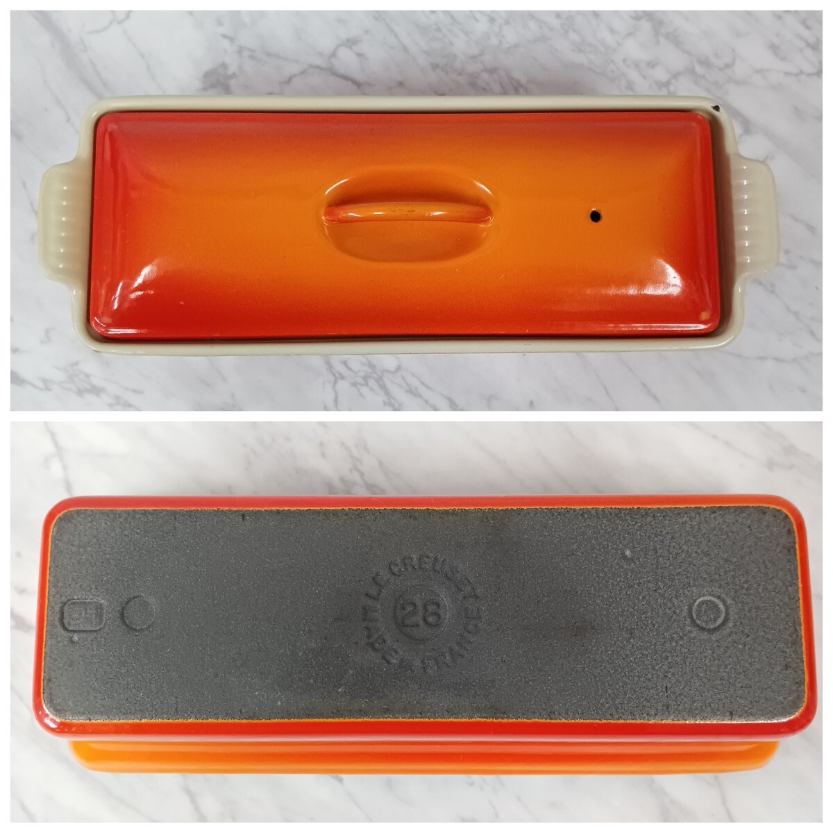 送料無料 LE CREUSET ルクルーゼ テリーヌ・レクタ オレンジ 送料無料 LE CREUSET ルクルーゼ テリーヌ・レクタ オレンジ