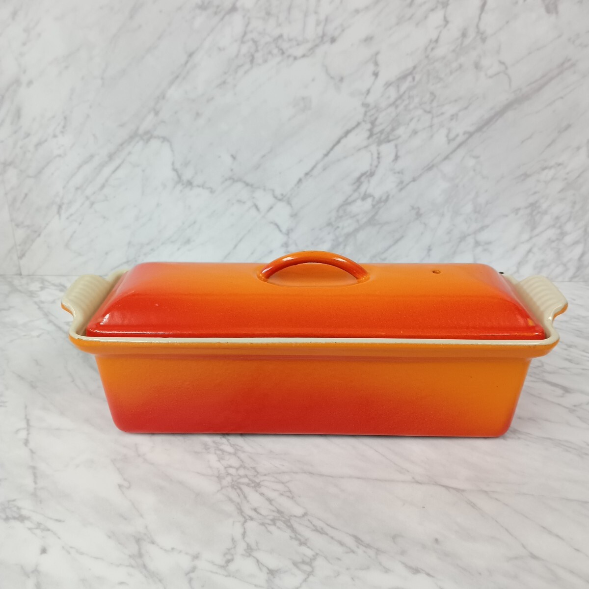 送料無料 LE CREUSET ルクルーゼ テリーヌ・レクタ オレンジ 送料無料 LE CREUSET ルクルーゼ テリーヌ・レクタ オレンジ