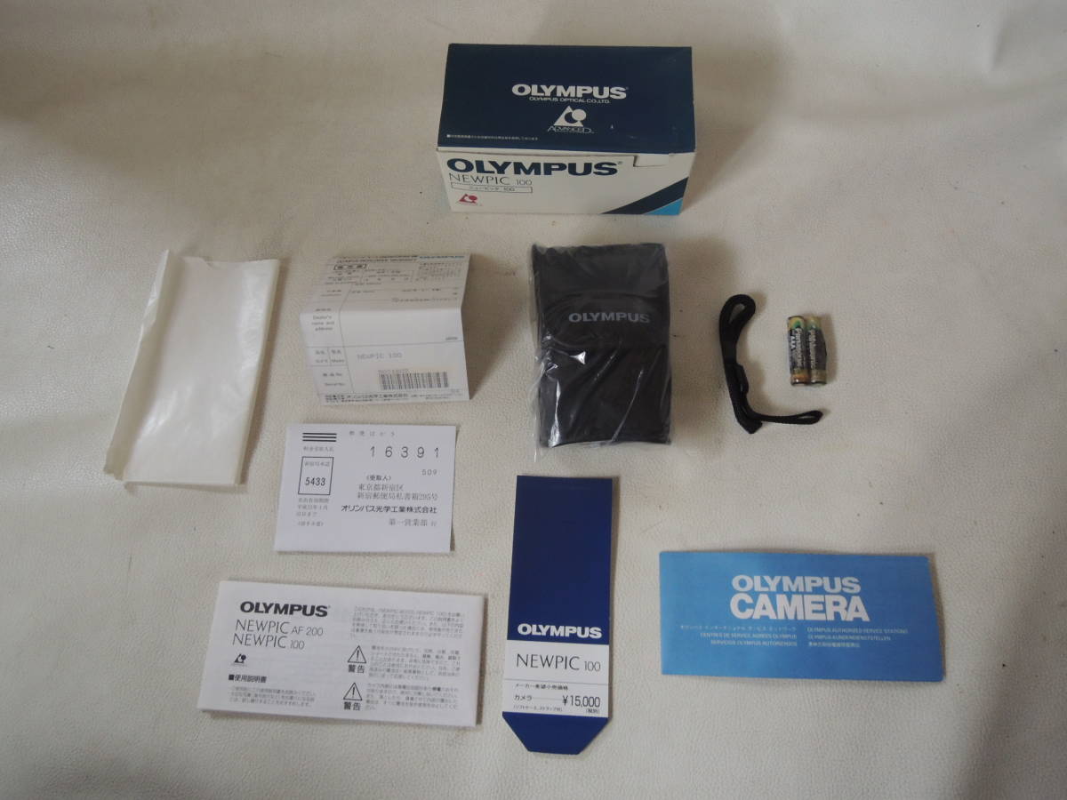 C / 新品 未開封 OLYMPUS オリンパス NEWPIC 100 ニューピック 100 コンパクトカメラ デットストック品_画像1