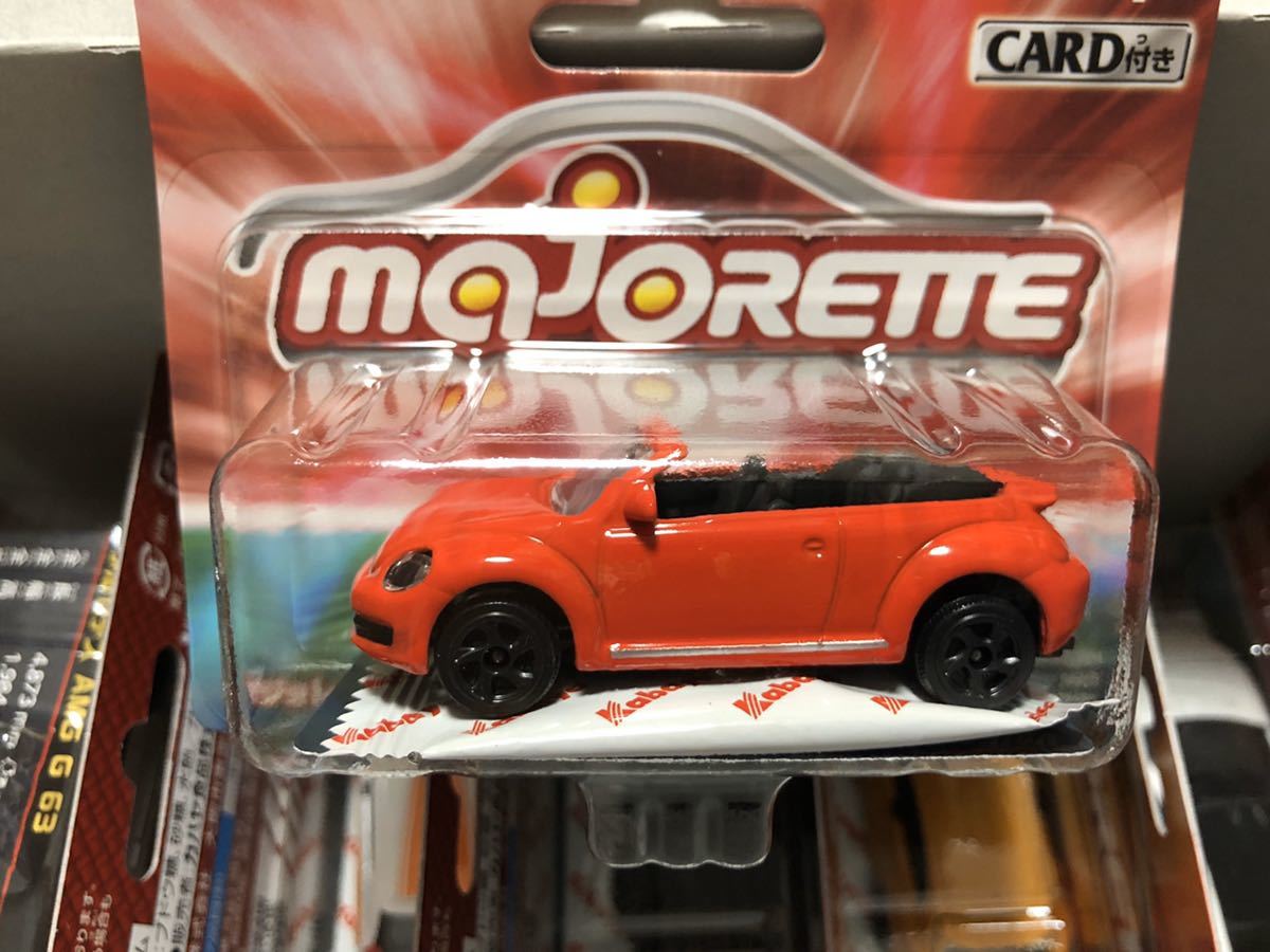  MajoRette no. 7. collection miniature majorette hippopotamus ya minicar Volkswagen The Beetle cabriolet 