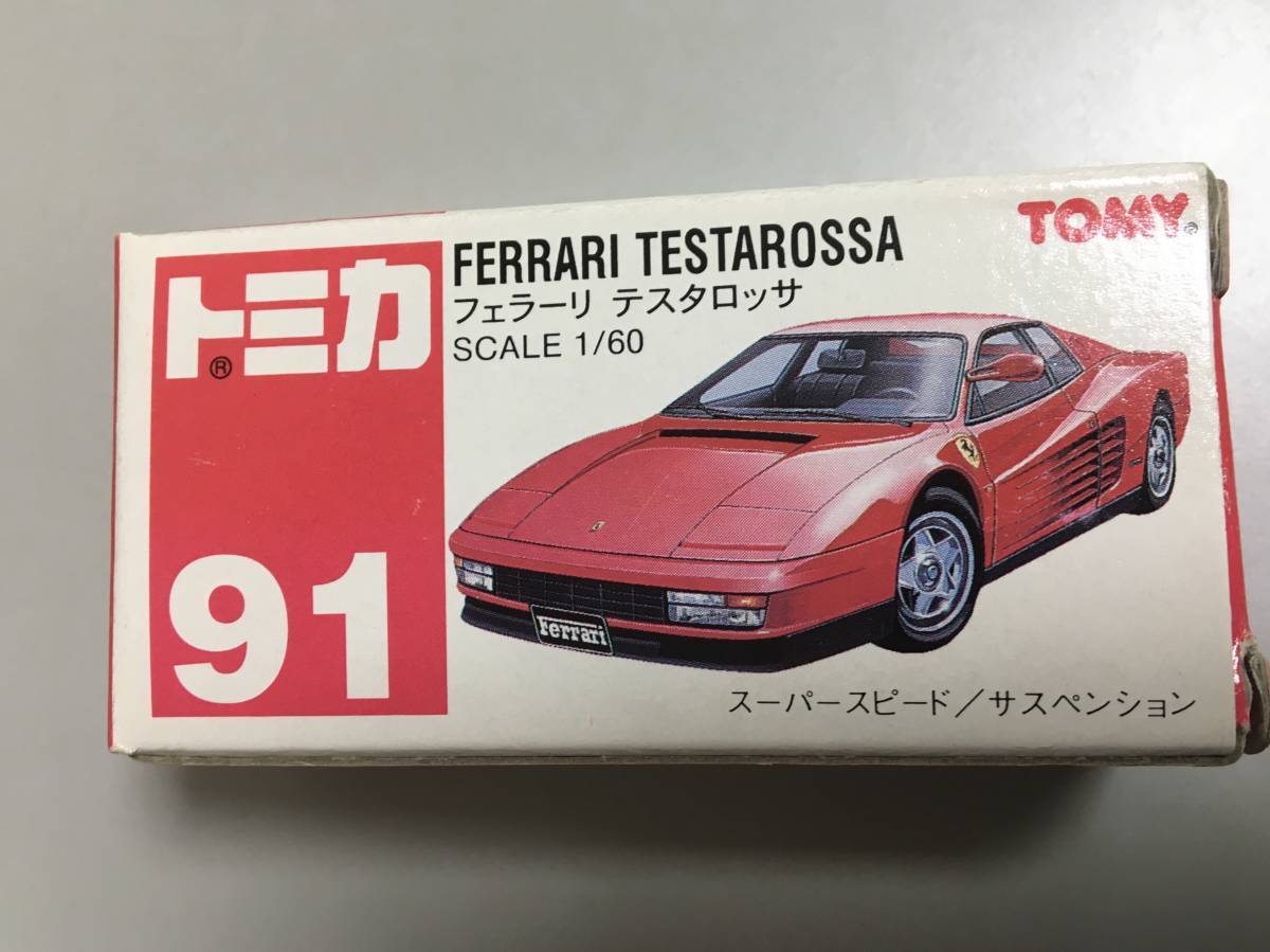 激安 絶版赤箱 トミカ91 テスタロッサ ストック品 乗用車 - www