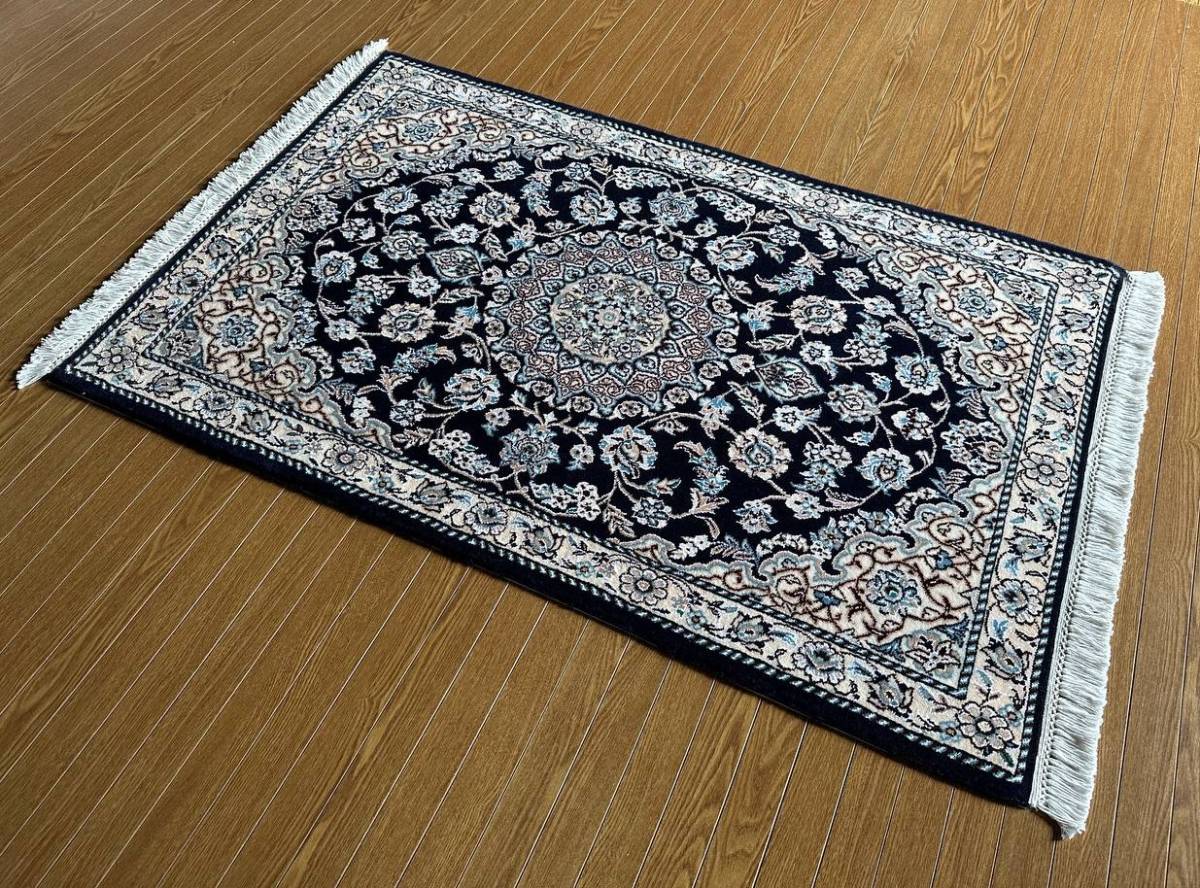 125×80】イラン直輸入☆ナイン産ペルシャ絨毯・カーペット・ラグ 125×80】イラン直輸入☆ナイン産ペルシャ絨毯・カーペット・ラグ
