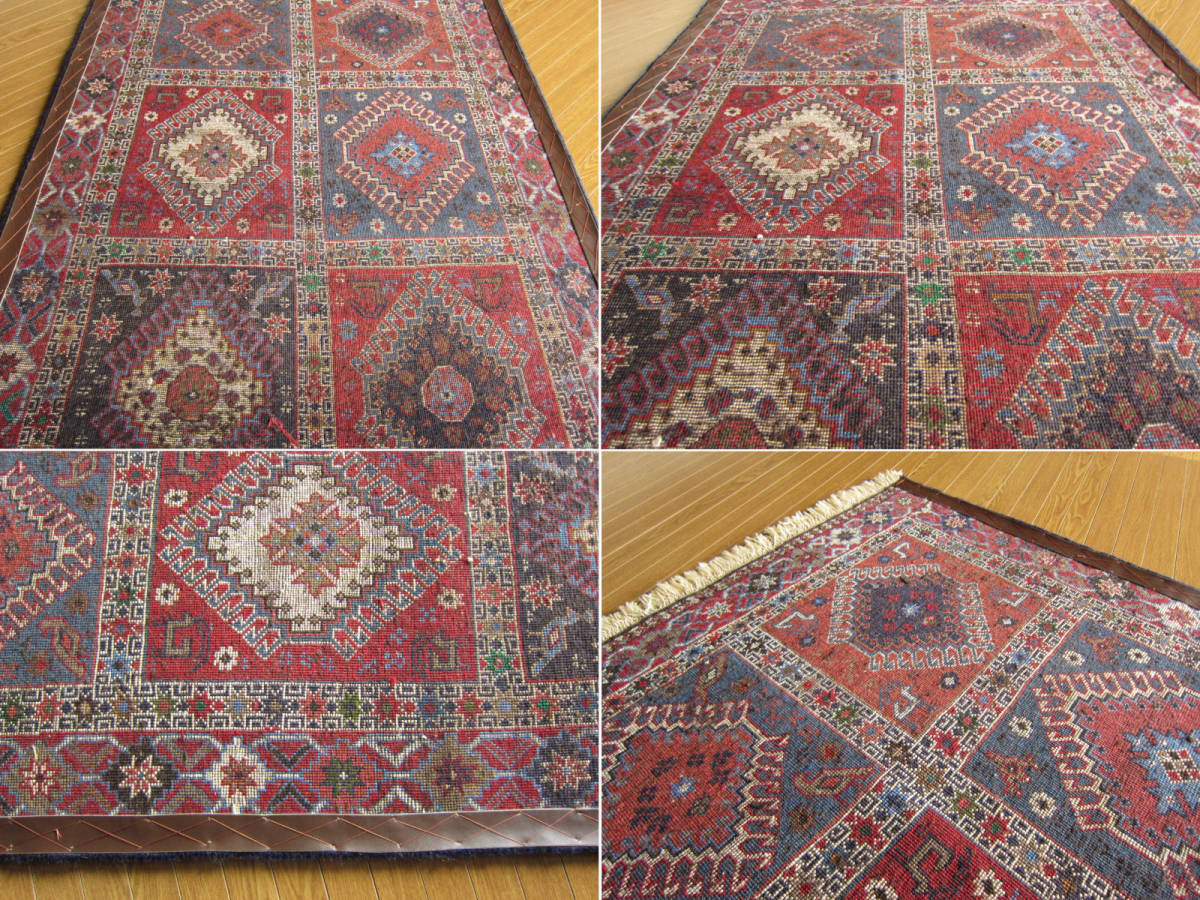 145×104】イラン直輸入☆ヤラメ産ペルシャ絨毯・カーペット 145×104】イラン直輸入☆ヤラメ産ペルシャ絨毯・カーペット