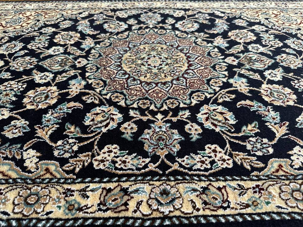 125×80】イラン直輸入☆ナイン産ペルシャ絨毯・カーペット・ラグ 125×80】イラン直輸入☆ナイン産ペルシャ絨毯・カーペット・ラグ