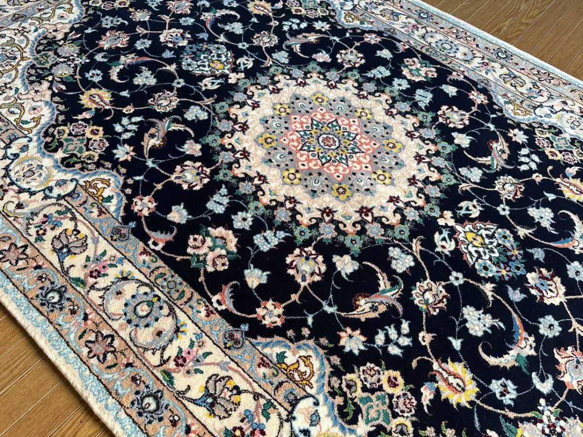 206×129】イラン直輸入☆ナイン産ペルシャ絨毯・カーペット 206×129】イラン直輸入☆ナイン産ペルシャ絨毯・カーペット
