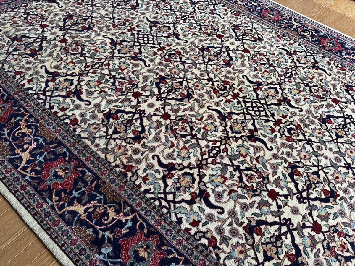 283×202】ウール◇トルコ・ヘレケ産絨毯・カーペット□3562-150 283×202】ウール◇トルコ・ヘレケ産絨毯・カーペット□3562-150