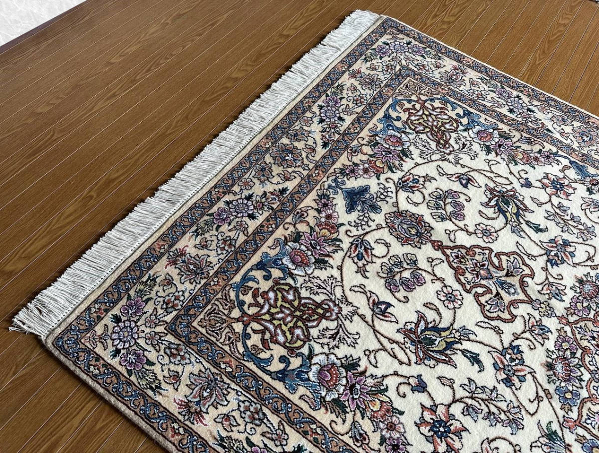 210×128】イラン直輸入☆ナイン産ペルシャ絨毯・カーペット 210×128】イラン直輸入☆ナイン産ペルシャ絨毯・カーペット