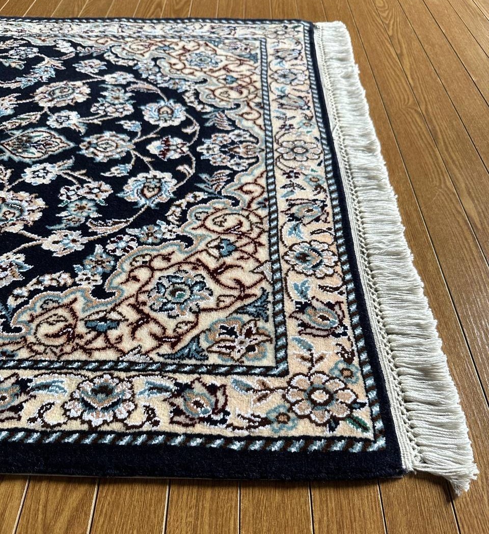 125×80】イラン直輸入☆ナイン産ペルシャ絨毯・カーペット・ラグ 125×80】イラン直輸入☆ナイン産ペルシャ絨毯・カーペット・ラグ