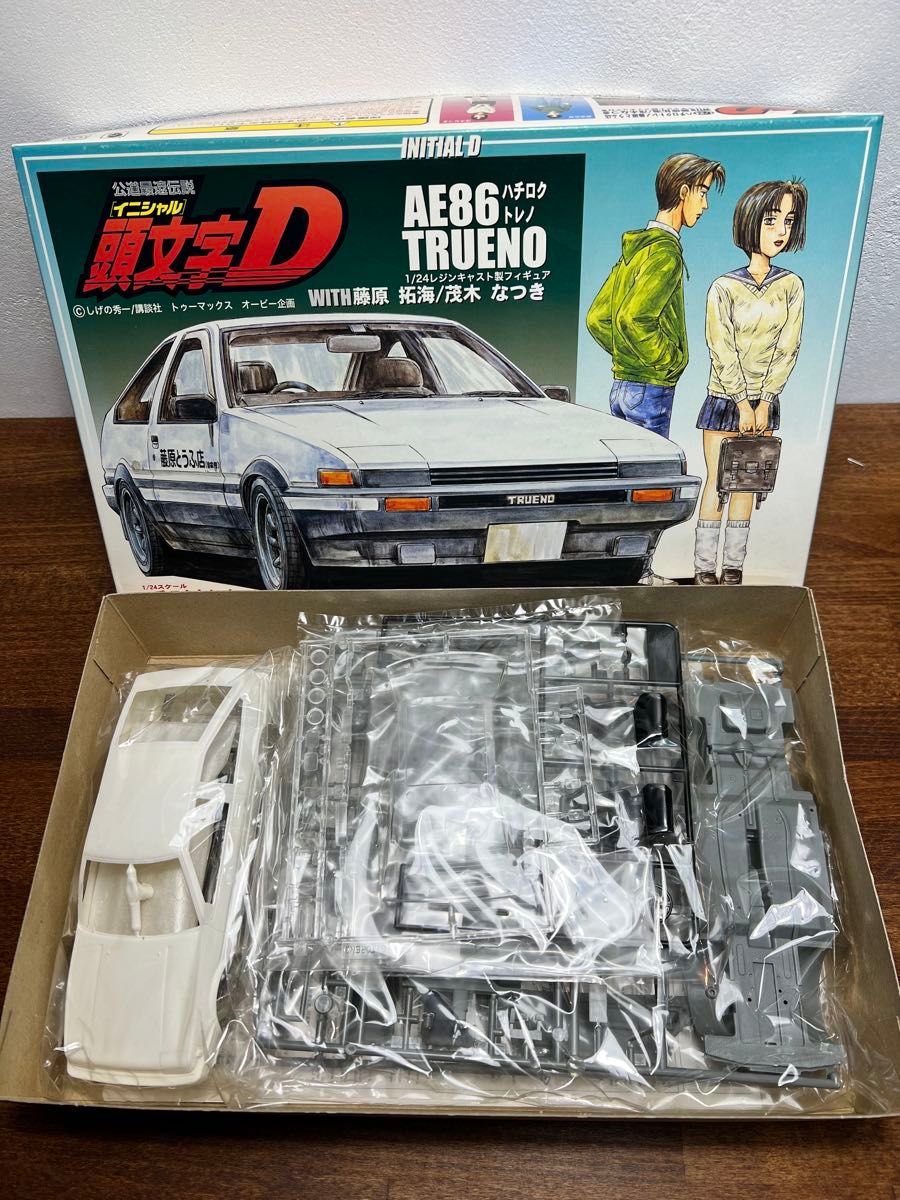 フジミ 1/24 頭文字D AE86 TRUENO 初回限定フィギュア付き フジミ 1/24 頭文字D AE86 TRUENO 初回限定フィギュア付き
