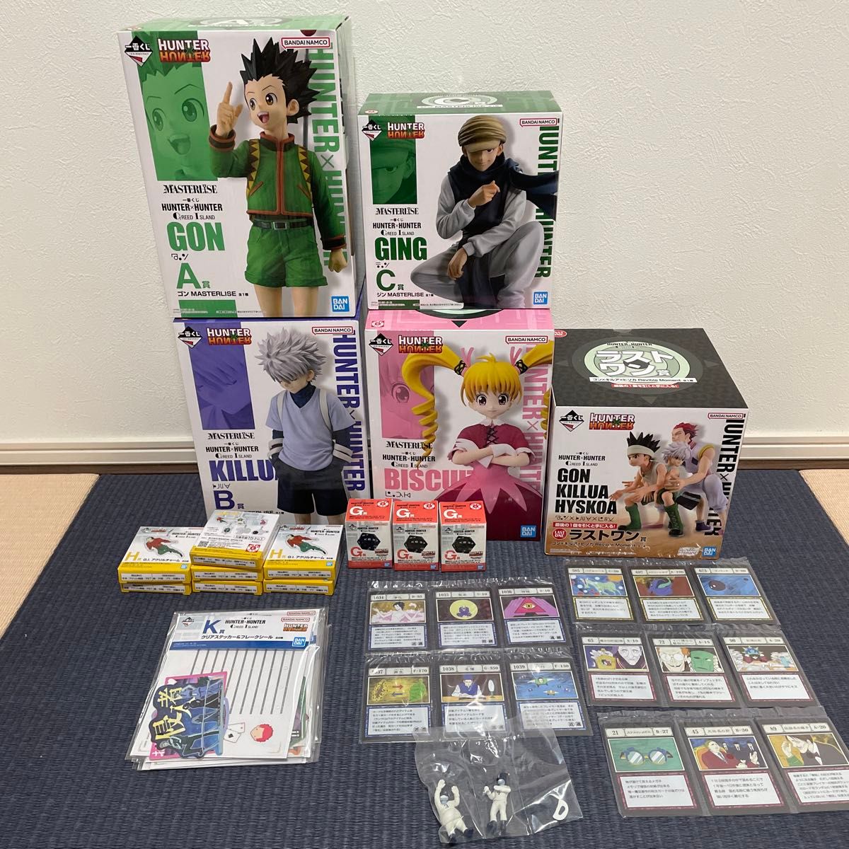 ハンターハンター一番くじ Hunter×Hunter フィギュア 魔法カード ハンターハンター一番くじ Hunter×Hunter フィギュア 魔法カード