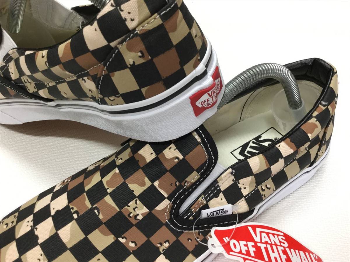 VANS CLASSIC SLIPON デザートカモ チェッカー US11 (29cm) アメリカ企画限定!! バンズ スリッポン_画像3