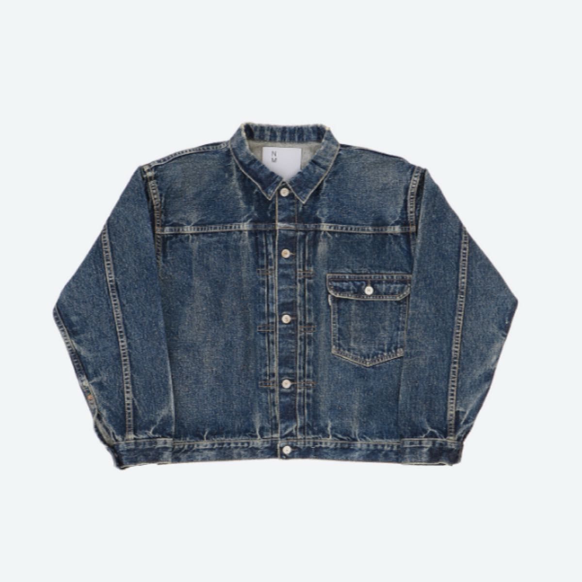 New Manual 伊勢丹 #001 T-BACK DENIM JACKET デニムジャケット New Manual 伊勢丹 #001 T-BACK DENIM JACKET デニムジャケット